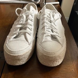 White espadrille Chuck Taylor Converse